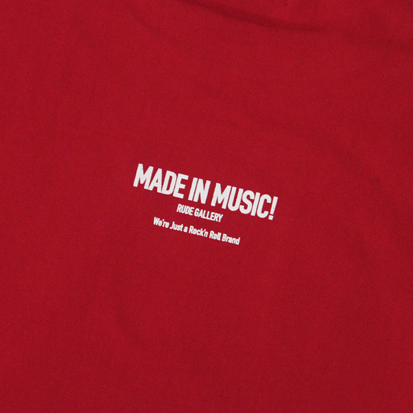 RG / MADE IN MUSIC TEE (RED)