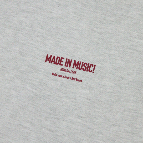 RG / MADE IN MUSIC TEE (ASH) - ウインドウを閉じる