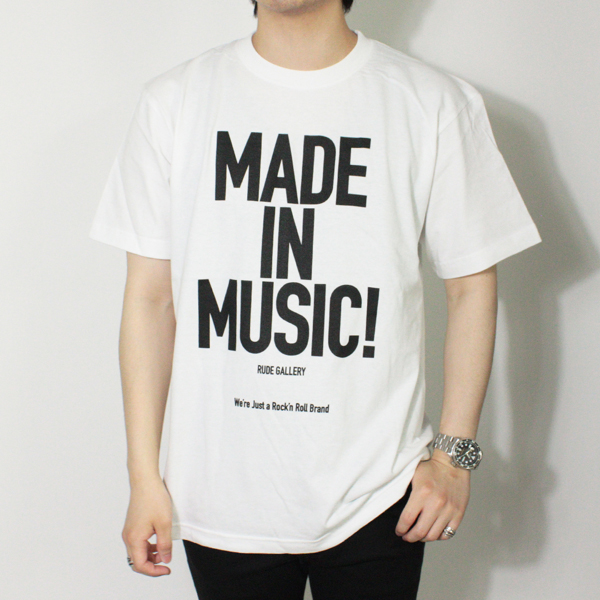 RG / MADE IN MUSIC TEE (WH)