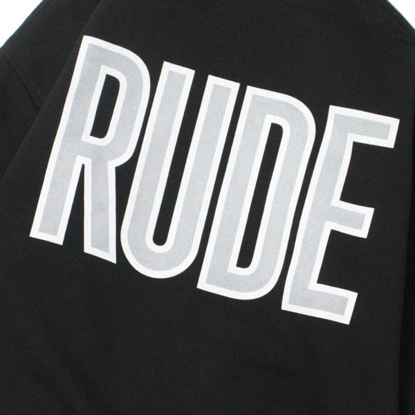 RG / RUDE BIG HOODIE (BLACK) - ウインドウを閉じる