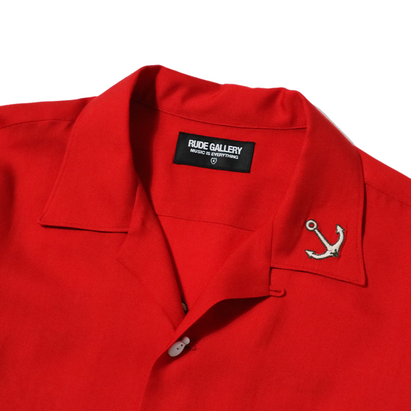 RG / ROPE LOGO BOWLING SHIRT (RED)