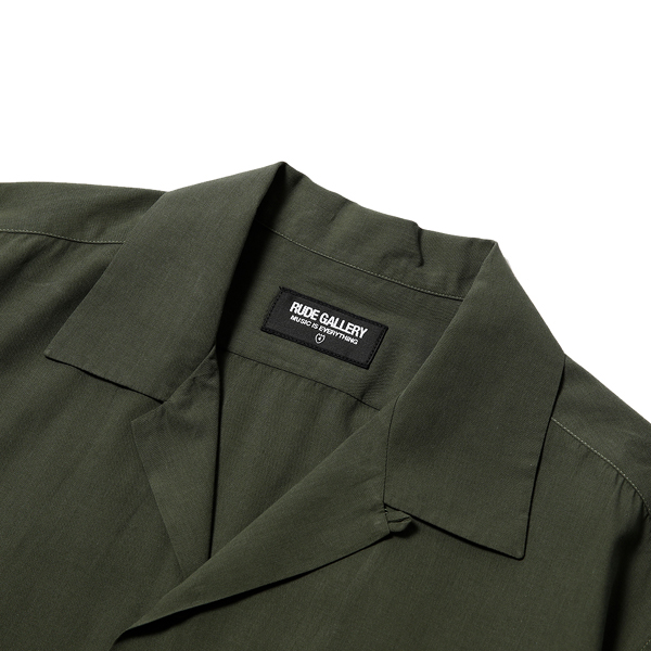 RG / LOGO EMB SHIRT(KHAKI)