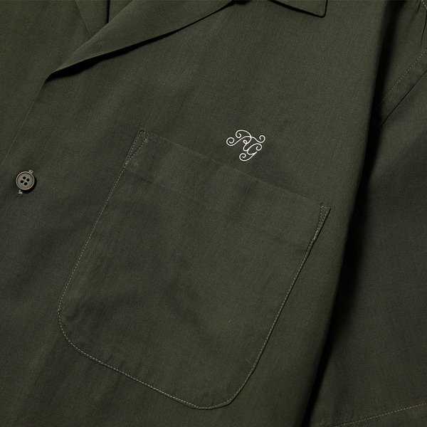 RG / LOGO EMB SHIRT(KHAKI)