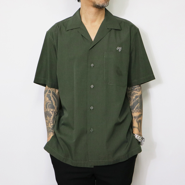 RG / LOGO EMB SHIRT(KHAKI)