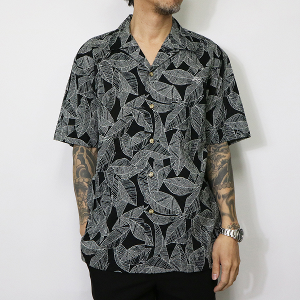 RG / LEAF SHIRT(BK)