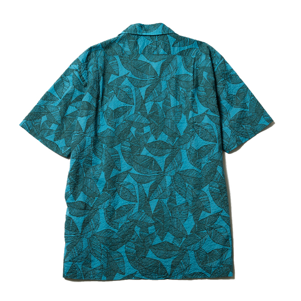 RG / LEAF SHIRT(SAX)