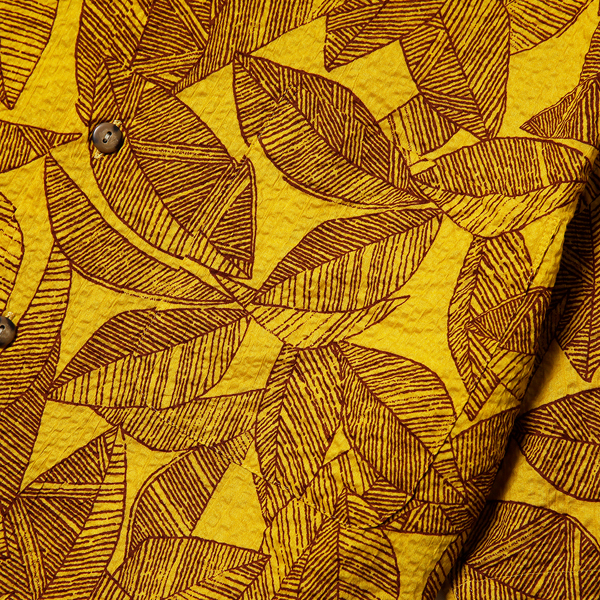 RG / LEAF SHIRT(YELLOW)