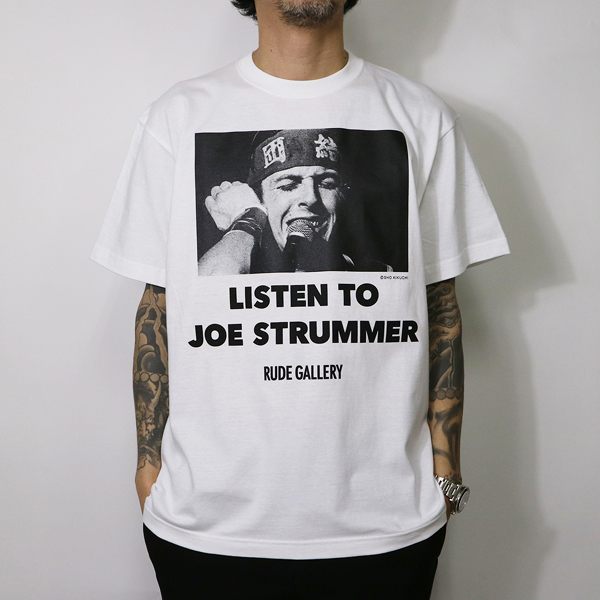 RG / JOE STRUMMER 団結 TEE (WH)