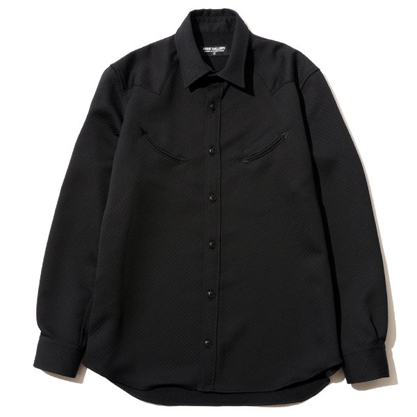 RG /DIA JAQUARD WESTERN SHIRT(BK) - ウインドウを閉じる