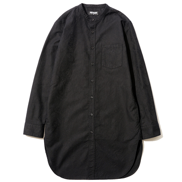 RG / PAISLEY JACQUARD LONG SHIRT (BK) - ウインドウを閉じる