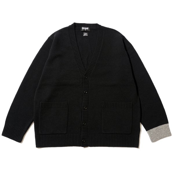 RG / WOOL KNIT CARDIGAN (BK) - ウインドウを閉じる