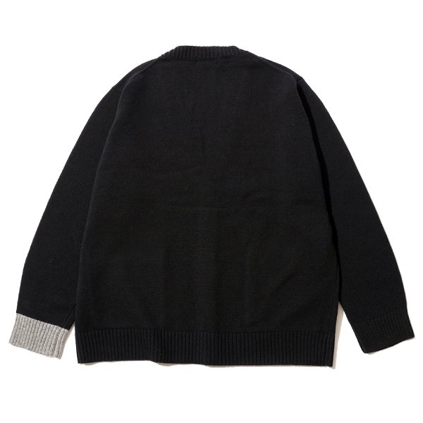 RG / WOOL KNIT CARDIGAN (BK)