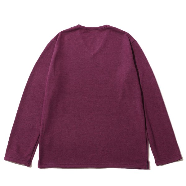 RG / BASIC V NECK KNIT (PURPLE)