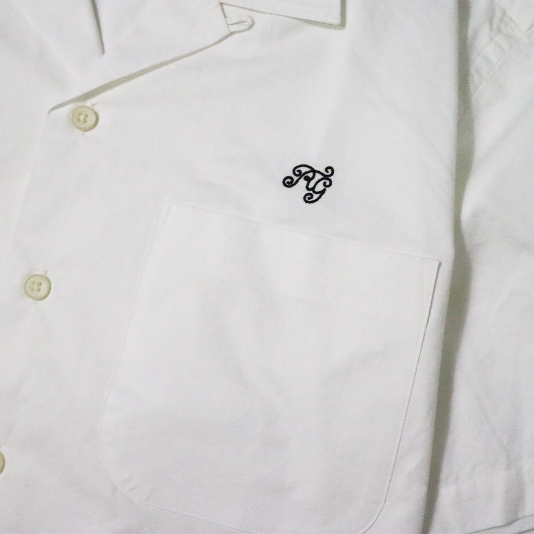 RG / LOGO EMB SHIRT(WHITE)