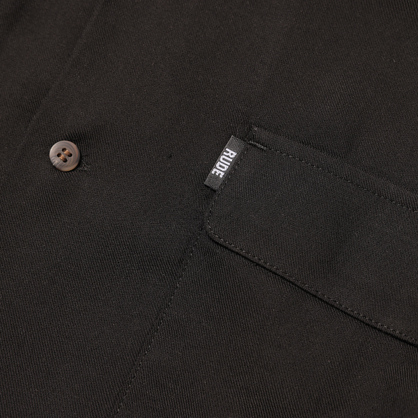 RG / RUDE CATS W FLAP OPEN COLLAR SHIRT (BK)
