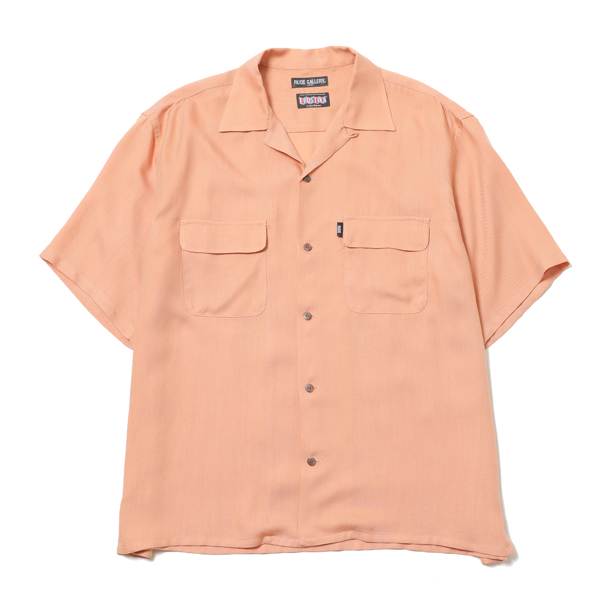 RG / RUDE CATS W FLAP OPEN COLLAR SHIRT (PINK)