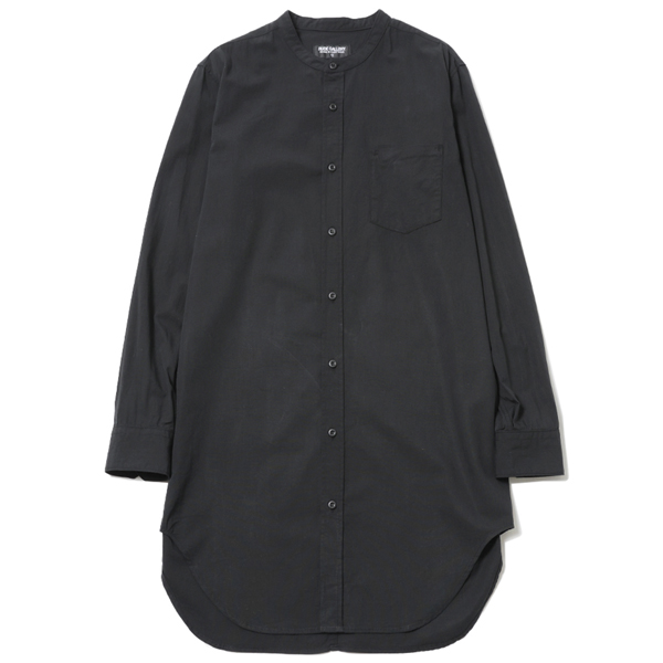 RG /SWITCH BANDCOLLAR LONG SHIRT (BK)