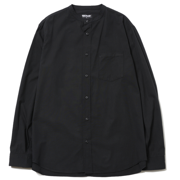 RG /SWITCH BANDCOLLAR SHIRT (BK) - ウインドウを閉じる