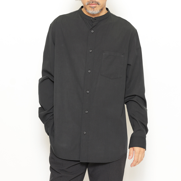 RG /SWITCH BANDCOLLAR SHIRT (BK)