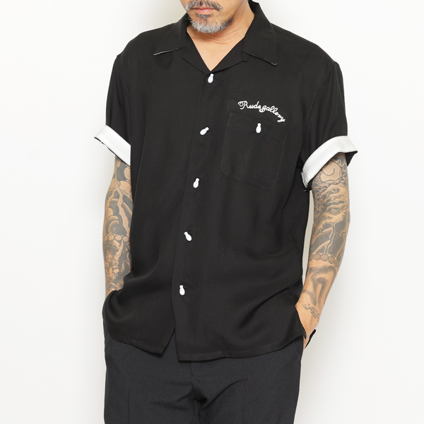 RG / TWO FACE BOWLING SHIRT(BK)