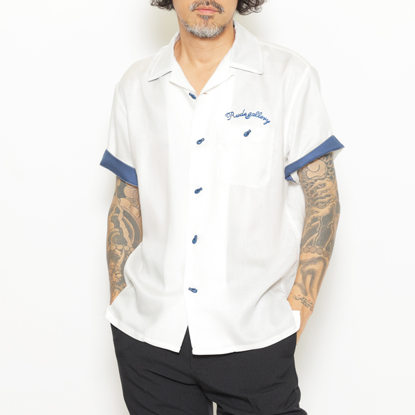 RG / TWO FACE BOWLING SHIRT(WH)