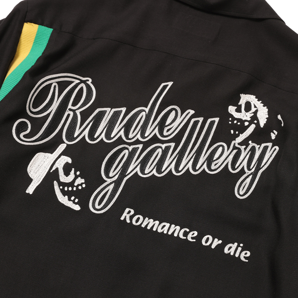 RG / ROMANCE OR DIE BOWLING SHIRT(BK)