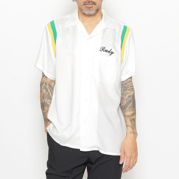 RG / ROMANCE OR DIE BOWLING SHIRT(WH)