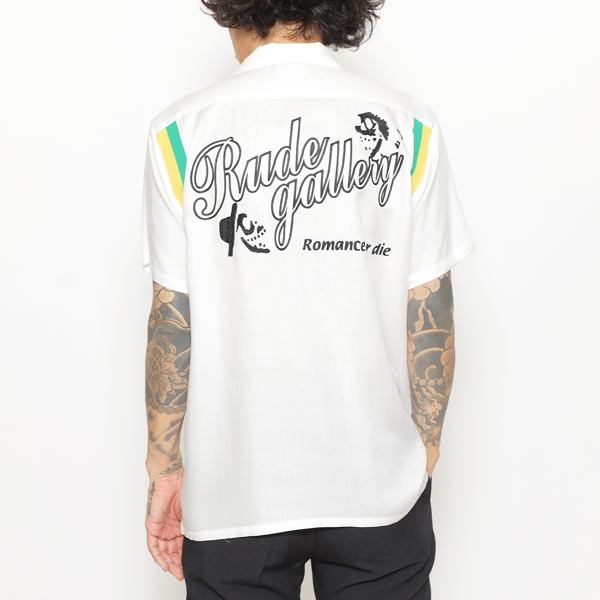 RG / ROMANCE OR DIE BOWLING SHIRT(WH)