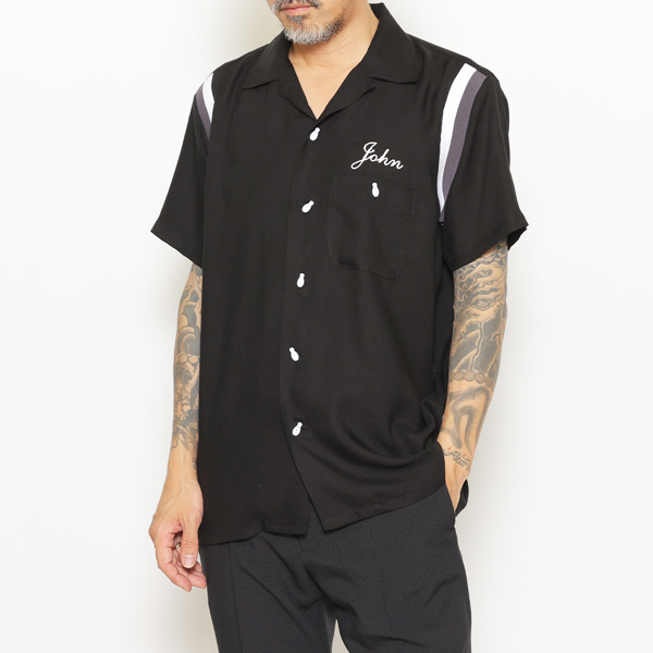 RG / MELODY MAKERS BOWLING SHIRT (BK)