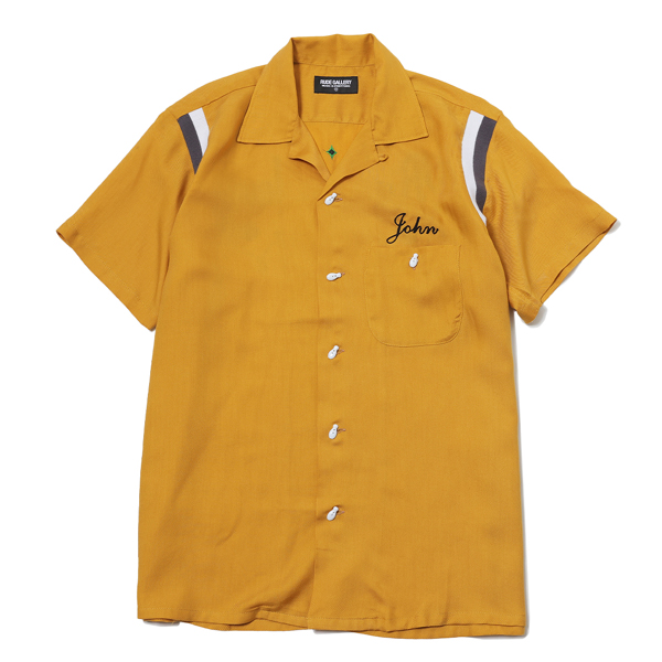 RG / MELODY MAKERS BOWLING SHIRT (MUSTARD)