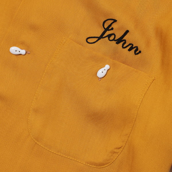 RG / MELODY MAKERS BOWLING SHIRT (MUSTARD)