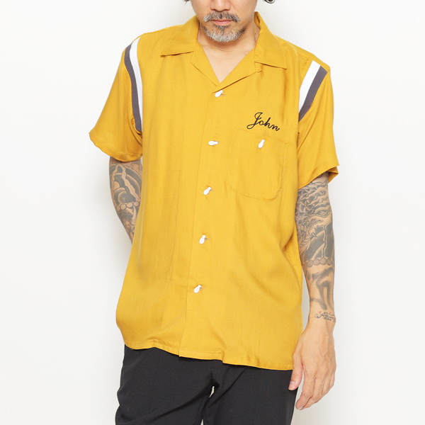 RG / MELODY MAKERS BOWLING SHIRT (MUSTARD)