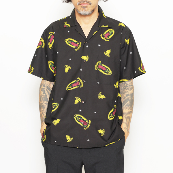 RG / MARIA ALOHA SHIRT(BLACK)