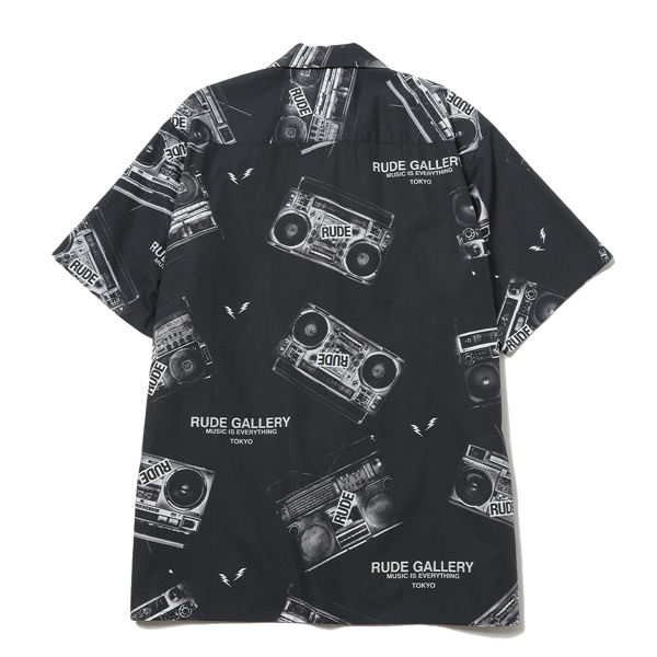 RG /RADIO ALOHA SHIRT(BK)