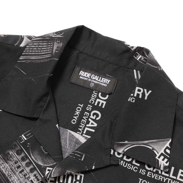 RG /RADIO ALOHA SHIRT(BK)