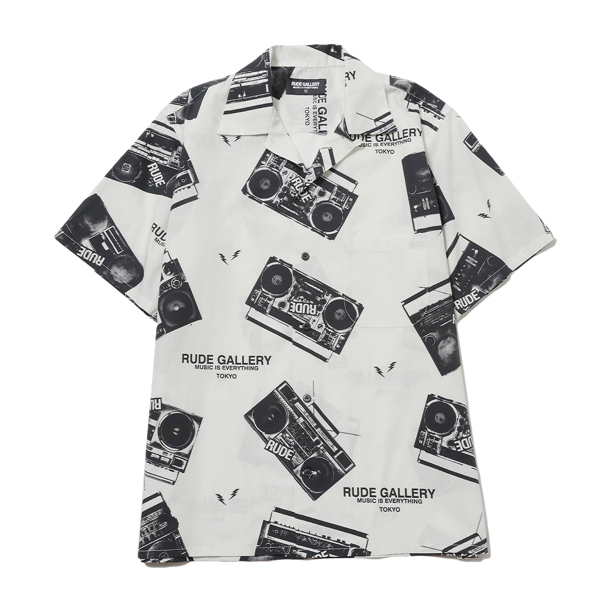 RG /RADIO ALOHA SHIRT(WH)