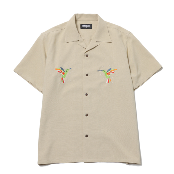 RG / HUMMING BIRD SHIRT (BEIGE) - ウインドウを閉じる
