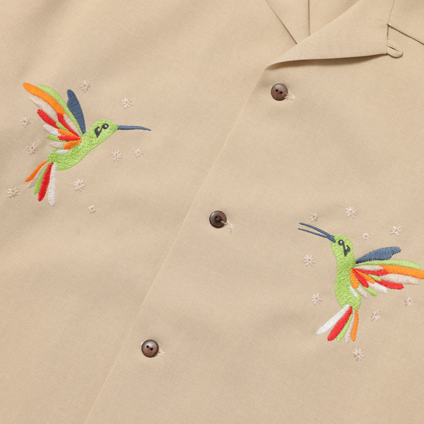 RG / HUMMING BIRD SHIRT (BEIGE)