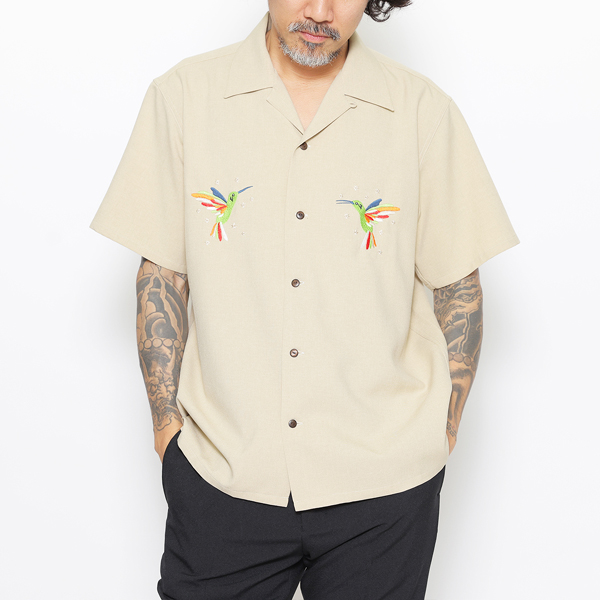 RG / HUMMING BIRD SHIRT (BEIGE)