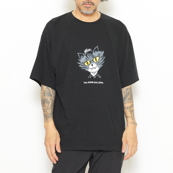 RG /BLACK CAT TEE (BLACK)