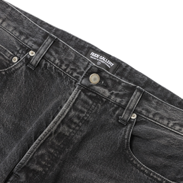 RG / VINTAGE DENIM PANTS (BLACK)