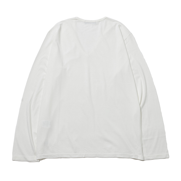 RG / BASIC V NECK LS (WH)