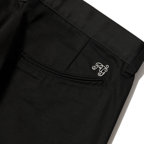 RG /LOGO EMB TROUSERS (BK)