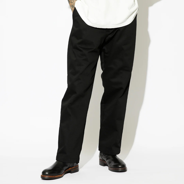 RG /LOGO EMB TROUSERS (BK)