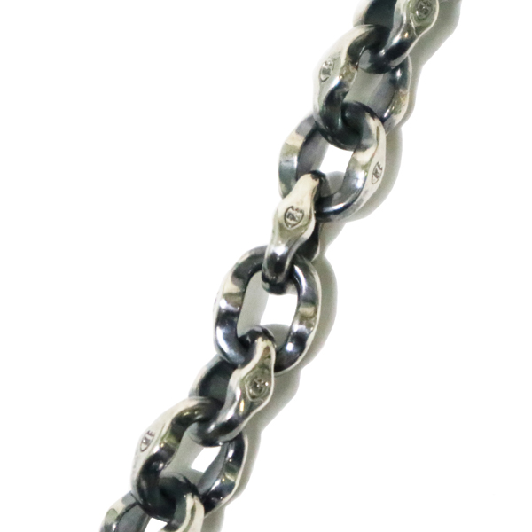 RUDE GALLERY / GENOM WALLET CHAIN MARIA W CLIP SKULL HEAD BRASS