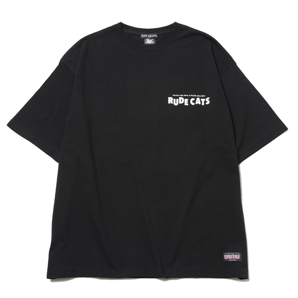 RG / RUDE CATS BIG TEE (BLACK)