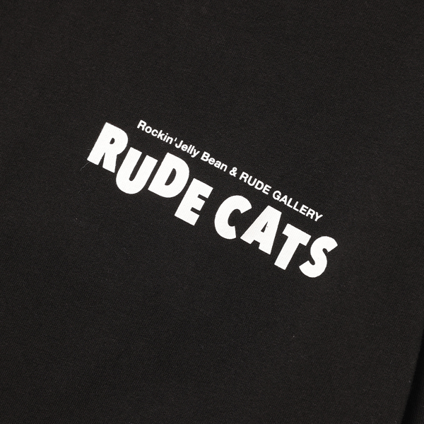 RG / RUDE CATS BIG TEE (BLACK)