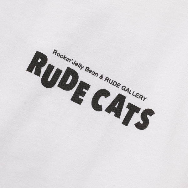 RG / RUDE CATS BIG TEE (WHITE)