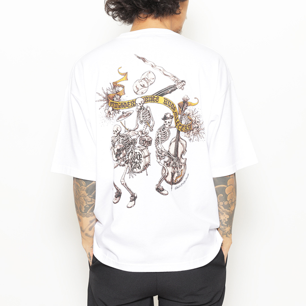 RG / RUDE CATS BIG TEE (WHITE)