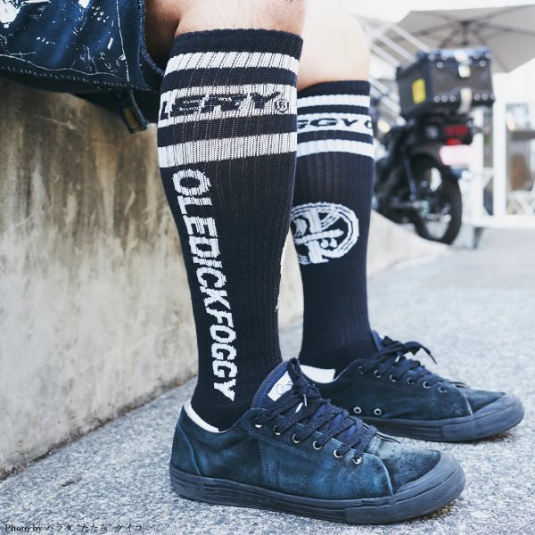 RG/ LOGO SOCKS - OLEDICKFOGGY (BK/WH) - ウインドウを閉じる
